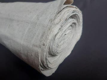 antieke grote baal linnen stof - Textiel - 650 cm - 81 cm -