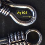 Gearticuleerde slang linkerkettinkje van 49 cm in 925 zilver, Antiek en Kunst, Kunst | Niet-Westerse kunst