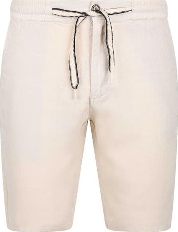 No Excess Linen Short Ecru maat Maat 52/54 (L) Heren, Kleding | Heren, Verzenden, Nieuw, Maat 52/54 (L), No Excess
