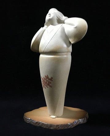 Hakata Ningyo Clay Doll by Yasunori Ono - Traditional