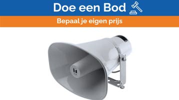 Bieden: TOA SC-630M 30W White Horn Speaker IP65 Grey, Ophalen of Verzenden, Nieuw
