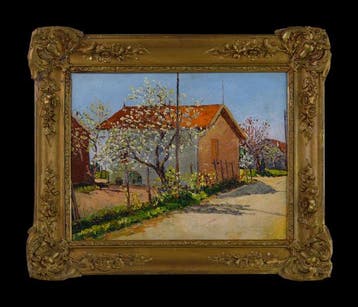 Dominique Manago (1902-?) - Maisons à St-Rémy-de-Provence