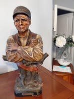 sculptuur, Vieux Jardinier - 50 cm - Terracotta, Antiek en Kunst