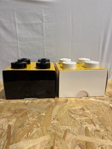 Lego Merchandise - 2x Storage Brick 4 Knobs, Nieuw