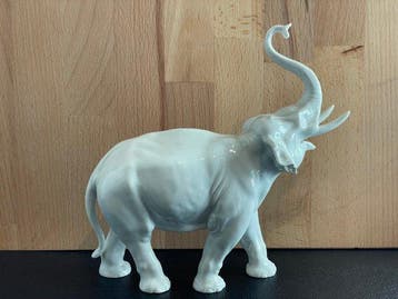 Meissen - Figuur - Meissen Elefant - Porselein