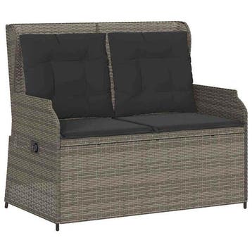 Banc de jardin inclinable gris - Retour client - 34% de r..., Tuin en Terras, Verzenden, Nieuw