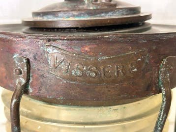 Visser Navigation lamp, Ships lamp - Cuivre, Laiton, Verre, Antiquités & Art