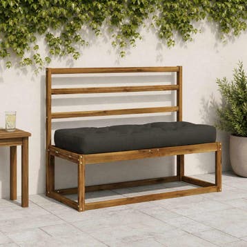 vidaXL Pallet Zitkussen VIANEN 100% Polyester Antraciet, Verzenden, Nieuw