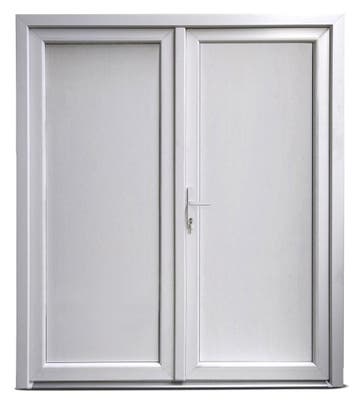 PVC Dubbele deur Vol Paneel Basic Plus b175xh204  antraciet, Minder dan 250 cm, Kunststof, Tuinhuis, Nieuw