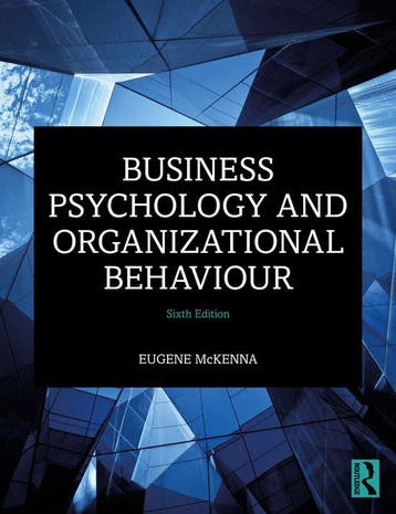 Business Psychology and Organizational Behaviour McKenna, Verzenden, Gelezen, McKenna