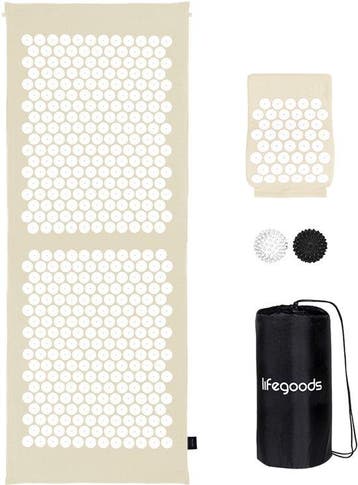 2dekans | LifeGoods Acupressuur Mat XL - met Kussen - Shakti, Sport en Fitness, Massageproducten, Ophalen of Verzenden, Nieuw