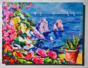 Alfredo Grimaldi (1950) - Sinfonia di colori a Capri