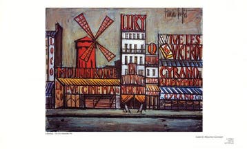 Bernard Buffet (1928-1999) - Le Moulin Rouge