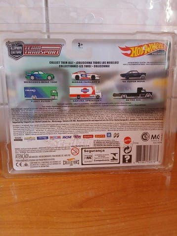 Hot Wheels 1:64 - Modelauto (2) - Mercedes-Benz 190E Fleet, Nieuw