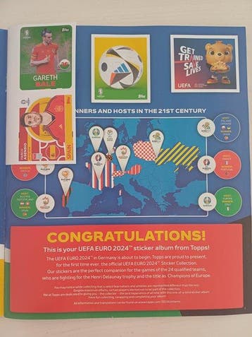 2024 Topps UEFA EURO 2024 Sticker Collection Ronaldo, Lamine, Collections