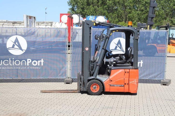 Veiling: Heftruck Linde E12-01 Elektrisch 1200kg 3.1m 2014, Zakelijke goederen, Machines en Bouw | Heftrucks en Intern transport
