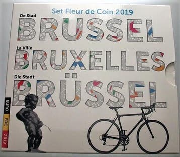 8,88 Euro, munten set 1 Cent-2 Euro + 2 x 2 1/ 2019 Belgie, Postzegels en Munten, Verzenden, België