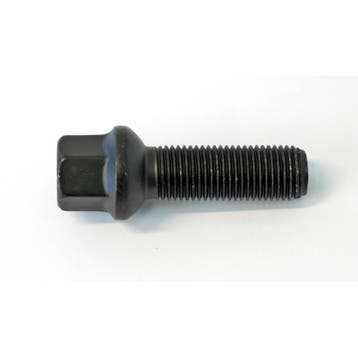 H&R Wielbout bolkonisch R14 M14x1.50 - Lengte 28mm - Zwart, Verzenden, Nieuw