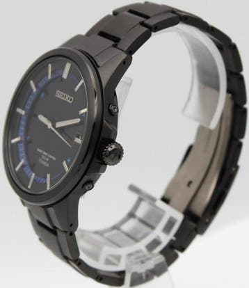 Seiko - Solar Radio Wave Control Titanium Black Dial -