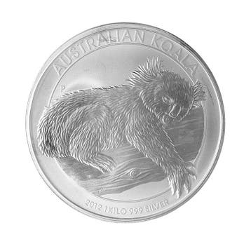 1 kilo zilveren Koala munt 2012