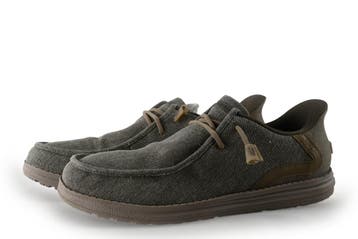 Skechers Veterschoenen in maat 43 Bruin, Kleding | Heren, Schoenen, Bruin, Verzenden, Zo goed als nieuw, Skechers