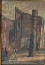 Europese school (XVIII) - Capriccio architettonico con