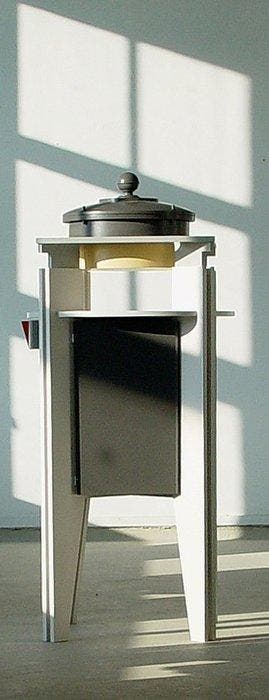 Jan Pieter De Graaf - Kabinet - Multiplex - Doos-Kast, Antiek en Kunst, Kunst | Designobjecten