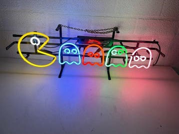 Automaat - Glas neon Pacman