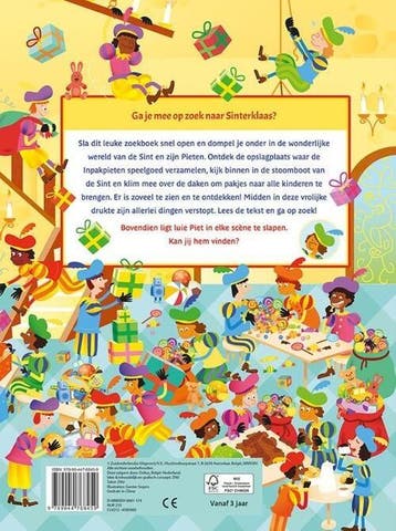 Waar is Sinterklaas? Het grote kijk- en zoekboek, Ophalen of Verzenden, Nieuw