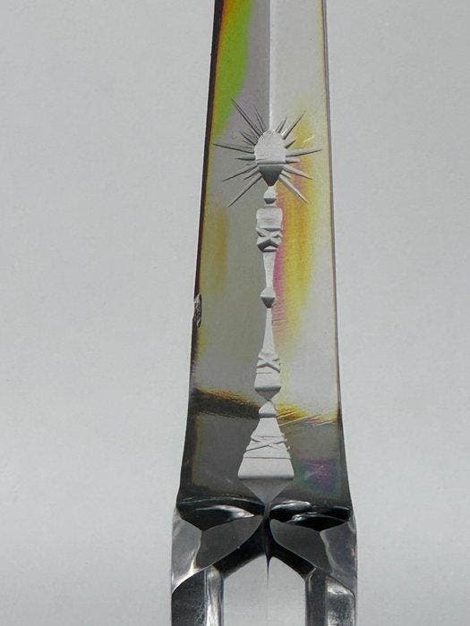 Val Saint Lambert - Presse-papier - Kristal, Antiek en Kunst, Antiek | Glaswerk en Kristal