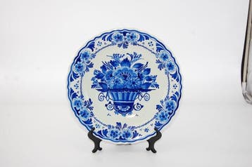 De Porceleyne Fles, Delft - Bord - Aardewerk - D. 29 cm /, Antiek en Kunst