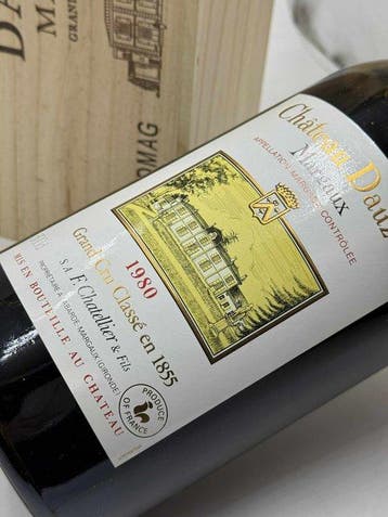 1980 Chateau Dauzac - Margaux 5ème Grand Cru Classé - 1