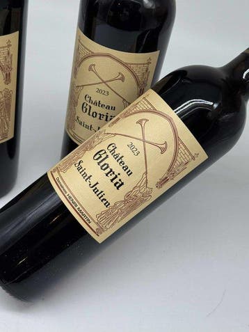 2023 Chateau Gloria - Saint-Julien - 3 Bouteilles (0,75 L), Nieuw