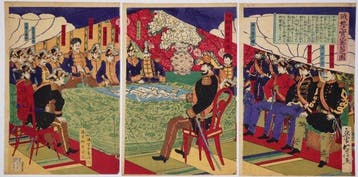 Yamazaki Toshinobu (, 1858–1886) Een Beeld van het