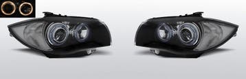 Koplampen Angel Eyes | geschikt voor BMW 1 Serie E87 / E81 2, Verzenden