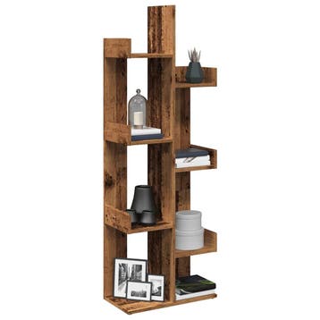 vidaXL Boekenkast 48x25,5x140 cm bewerkt hout oud, Verzenden, Nieuw