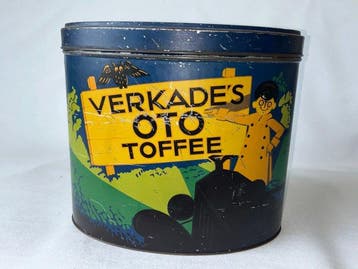 verkade - Blikken doos - ovaal - blik