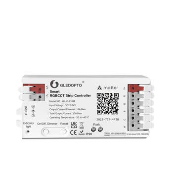 GLEDOPTO GL-C-218M ledcontroller - RGBCCT - wifi (Matter), Hobby & Loisirs créatifs, Composants électroniques, Verzenden
