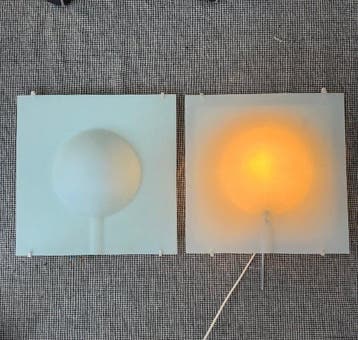 IKEA - Cecilia Johansson - Wandlamp - V0008 - Glas, Staal -