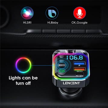 USB Autolader met Bluetooth Transmitter - Handsfree Oplader, Verzenden, Nieuw