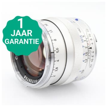 Zeiss 50mm f/2 Planar T* ZM zilver | Tweedehands, Verzenden, Zo goed als nieuw