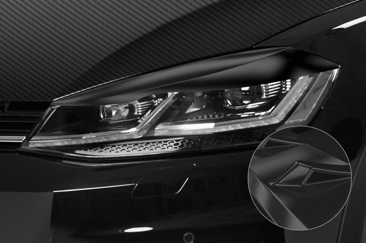 Koplampspoilers voor VW Golf 7 (type AU) SB301-G, Auto-onderdelen, Carrosserie, Nieuw, Verzenden