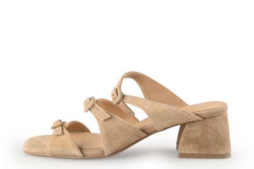 Manfield Muiltjes in maat 37 Beige, Kleding | Dames, Schoenen, Verzenden, Beige, Zo goed als nieuw, Manfield