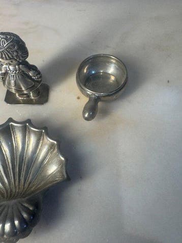 Beeldje - Zilver, Antiek en Kunst