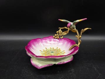 Bol - Porcelaine, Bronze - colibri