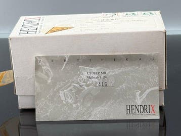 Hendrix 1:24 - Coupé miniature - 1941 US Willy´s Jeep MB, Nieuw