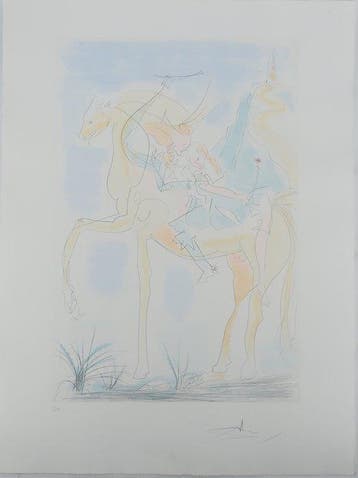 Salvador Dali (1904-1989) - Hommage à Albrecht Durer : Adam, Antiek en Kunst