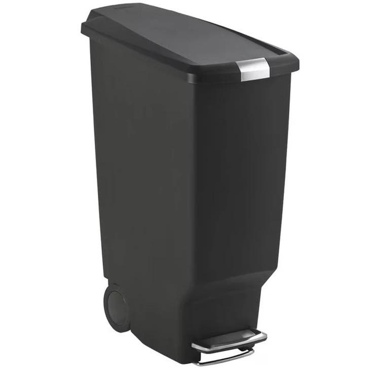 Pedaalemmer | SLIM STEP CAN | Kunststof | Zwart | 40L |, Articles professionnels, Horeca | Équipement de cuisine, Envoi