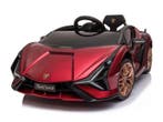 Lamborghini Sian, 12v elektrische kinderauto met vleugeldeur, Ophalen of Verzenden, Nieuw, Afstandsbediening