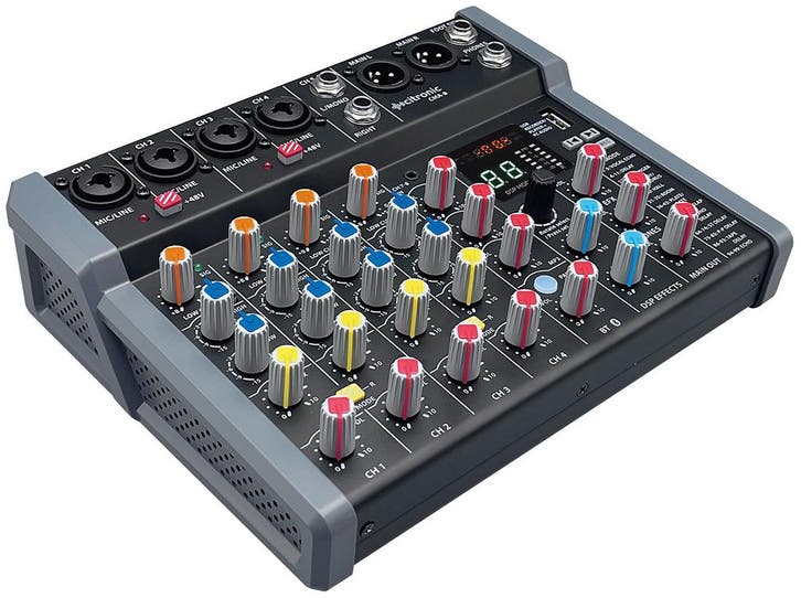Citronic CMA-8 Mixer Met DSP, USB Play/Record/PC En, Musique & Instruments, Microphones